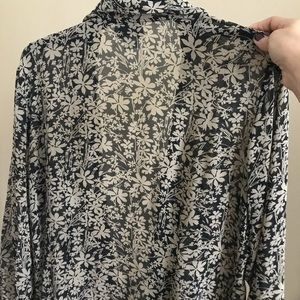 Loft fleuri chiffon top